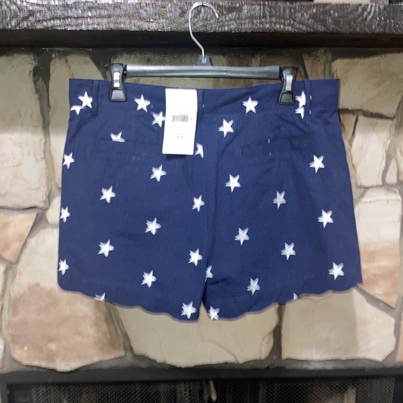 Navy star print shorts size large nwt - Picture 2 of 4
